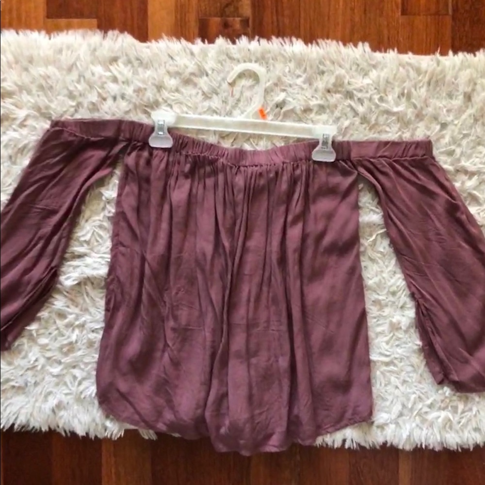 KMART: Blush off shoulder top